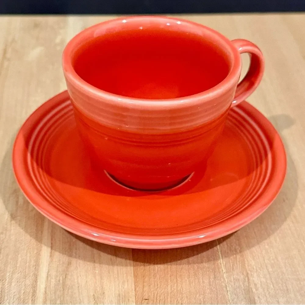 Fiestaware Tea Cup & Saucer